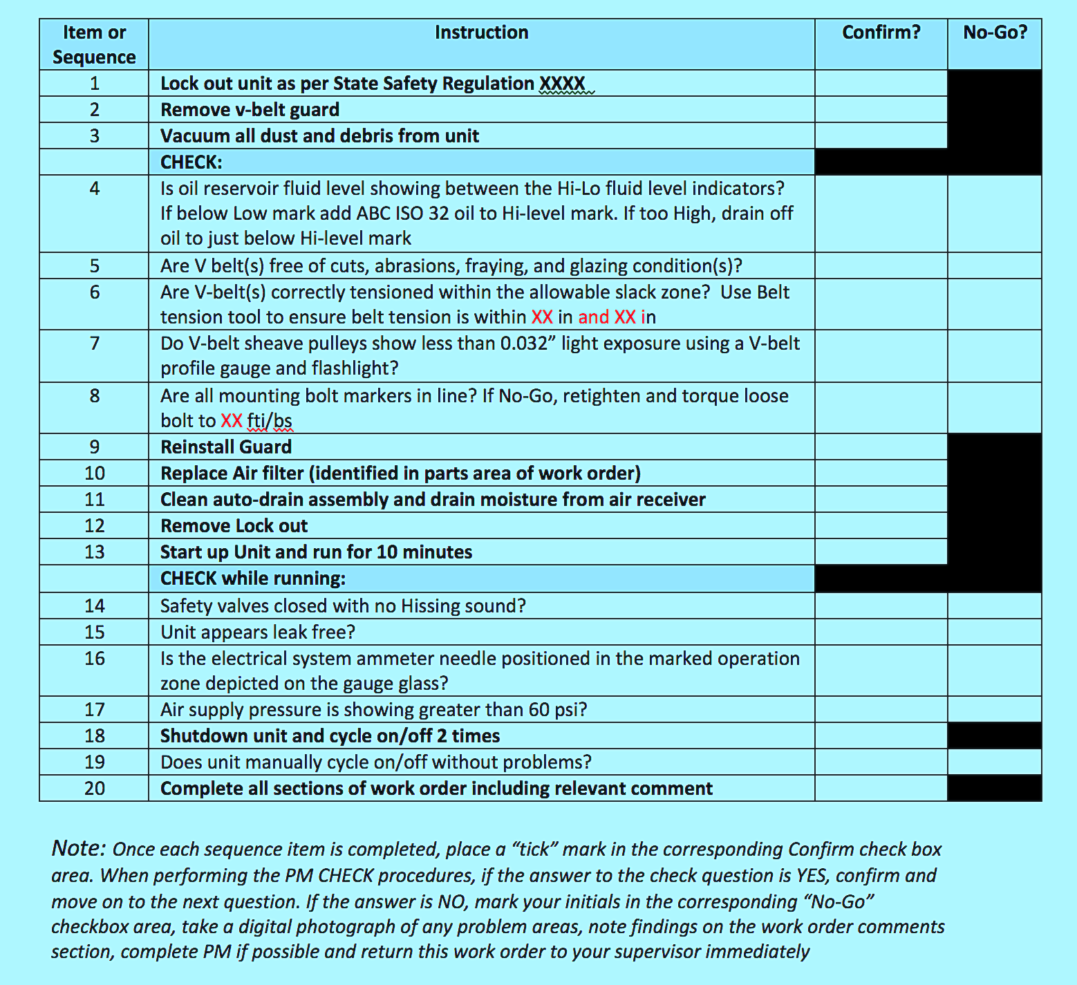 Make Work Orders Work The Work Instruction The Ram Review